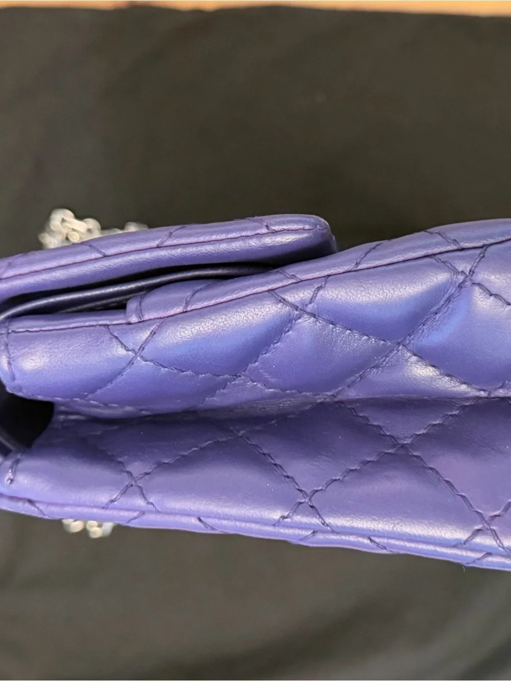 Authentic Purple CHANEL 2.55 Reissue - Lambskin FULL INCLUSION